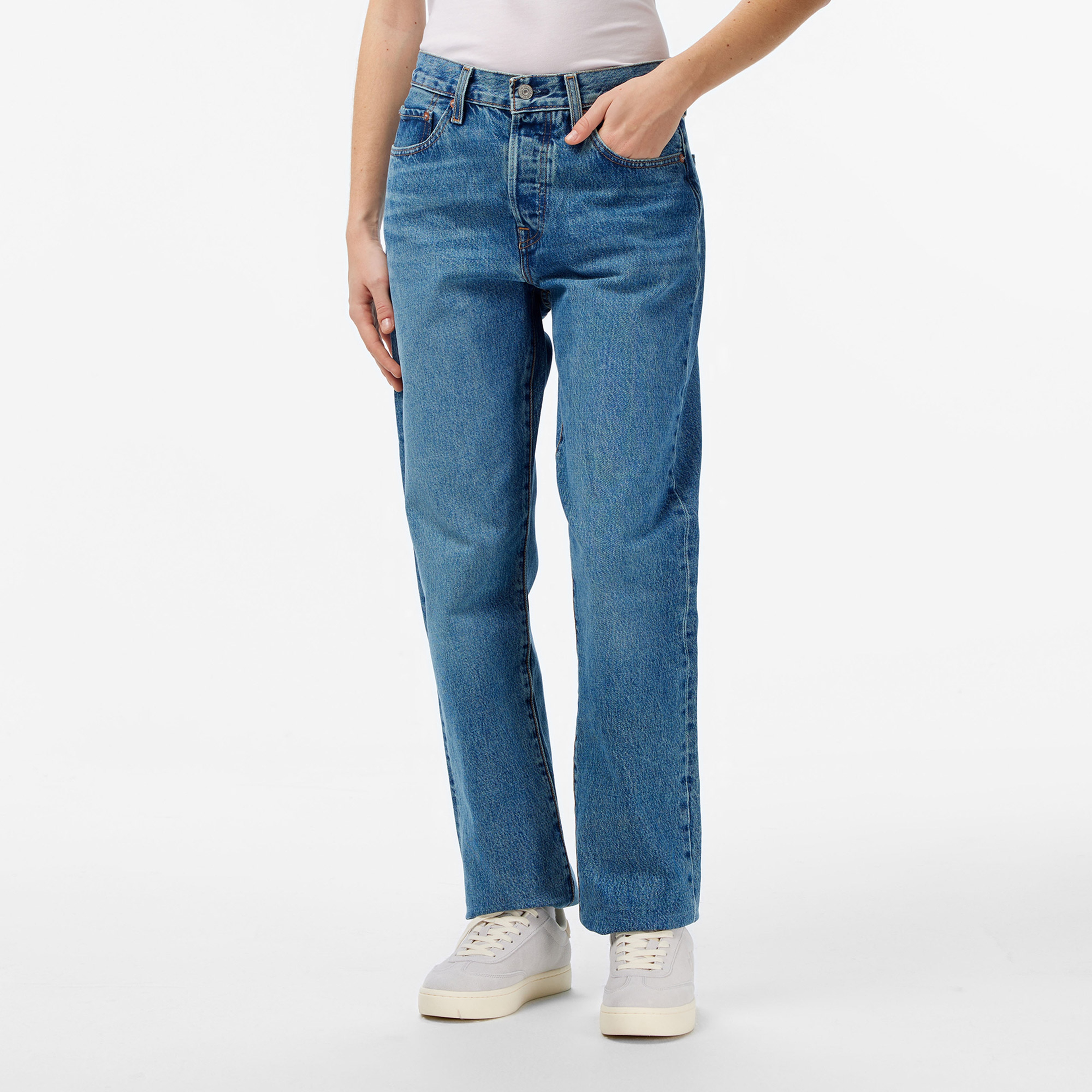 Levi's 501 Original Kadın Mavi Jean