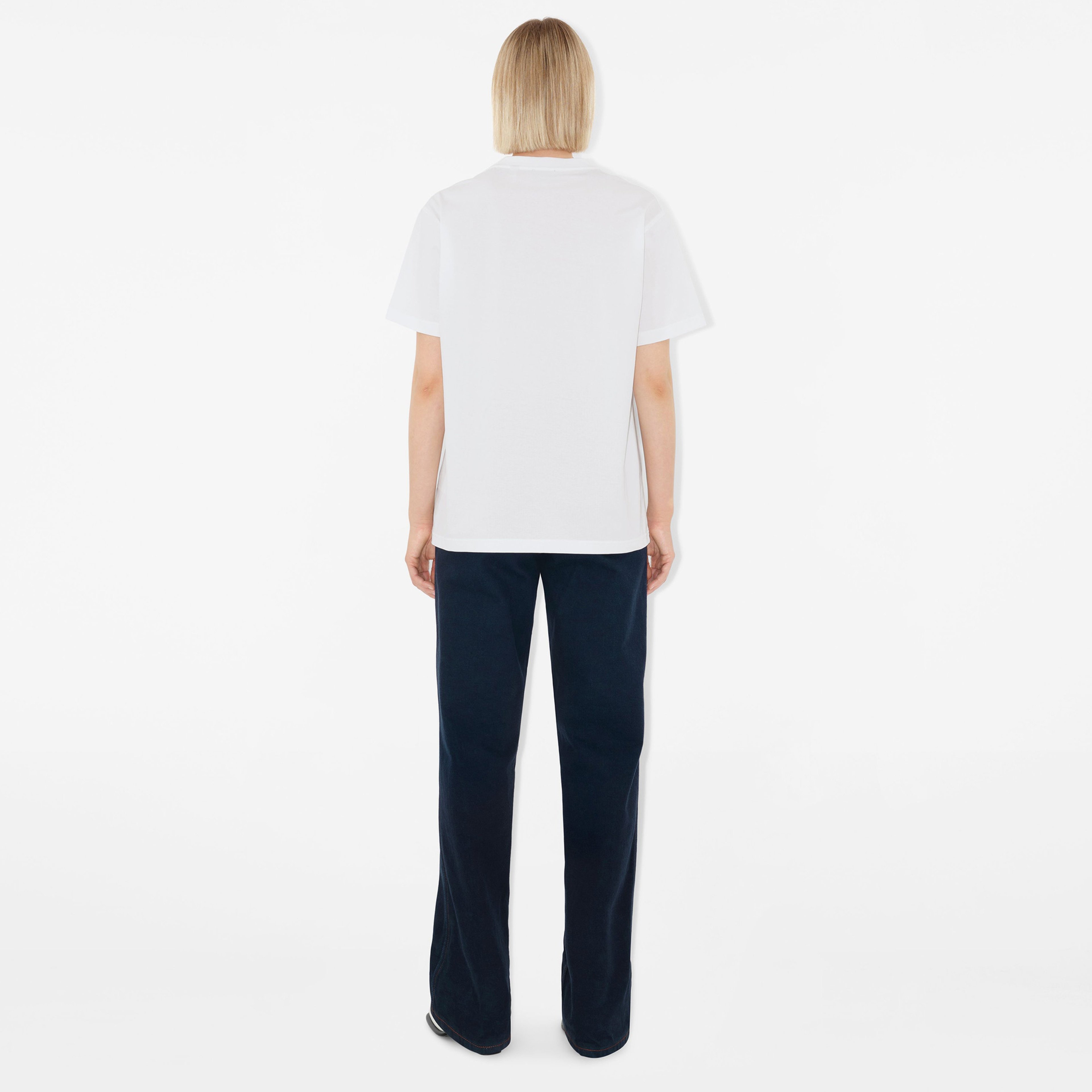 Burberry Kadın Beyaz T-Shirt