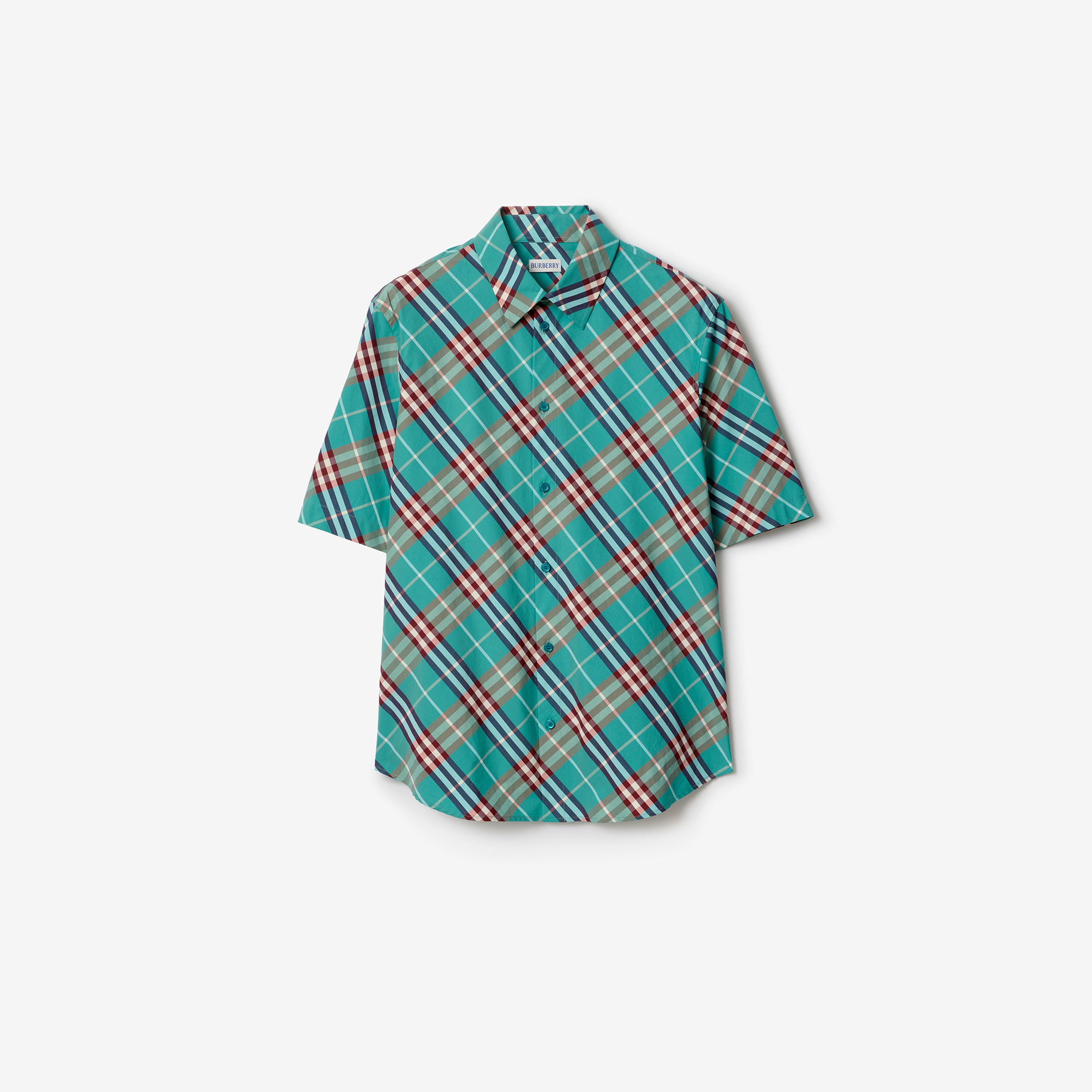 Burberry Robert Check Erkek Mavi Gömlek
