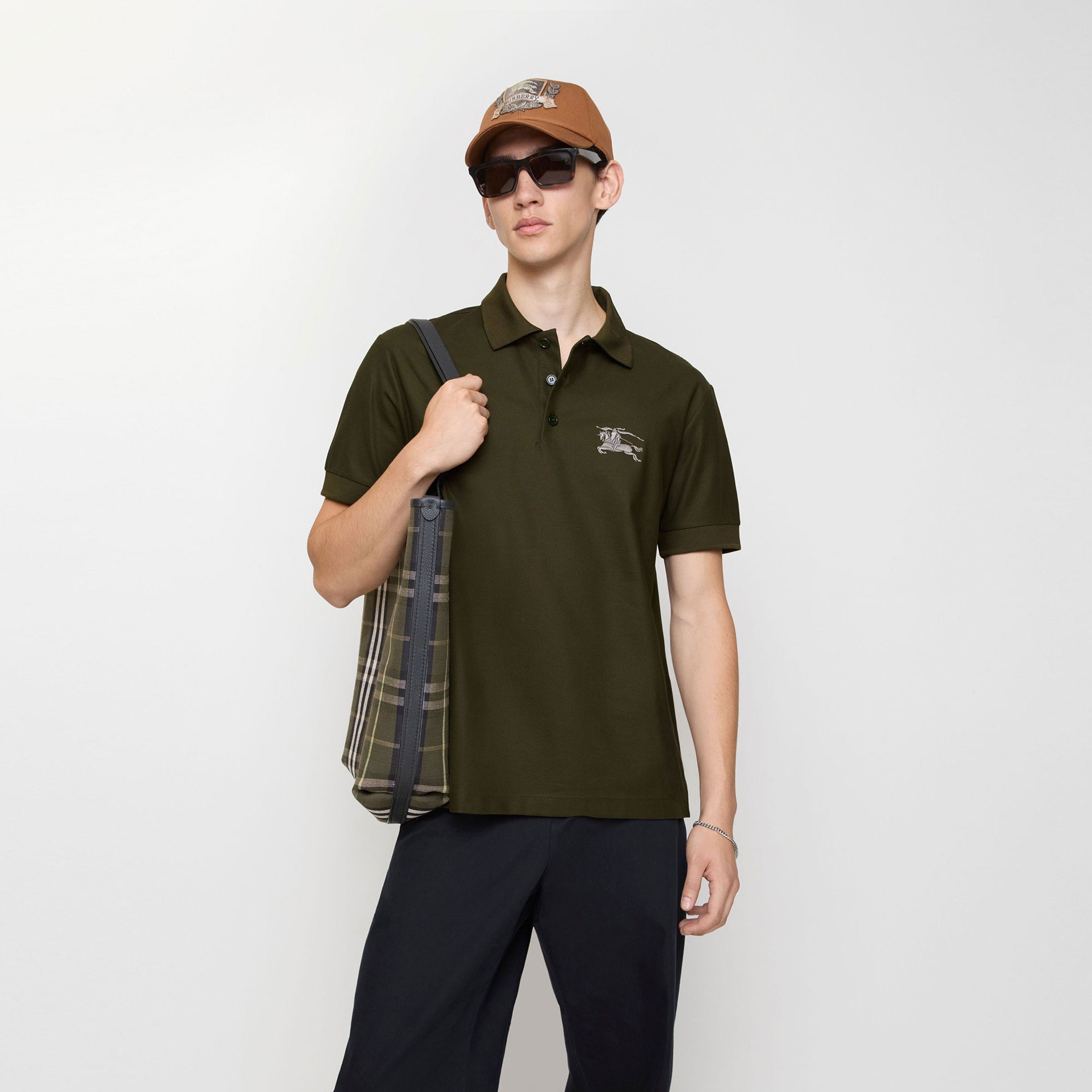 Burberry Stan Erkek Haki Polo