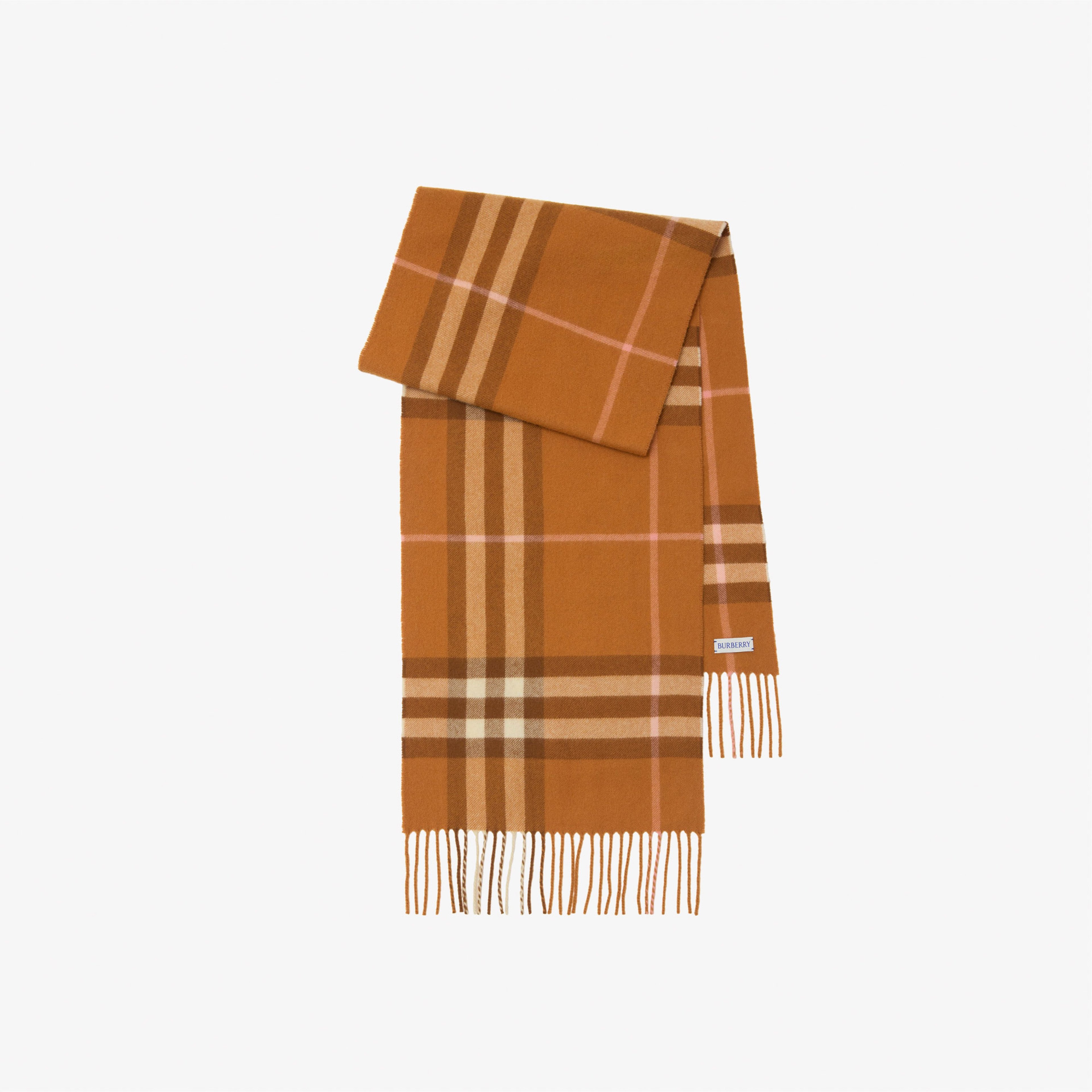 Burberry Gıant Check Kadın Turuncu Atkı