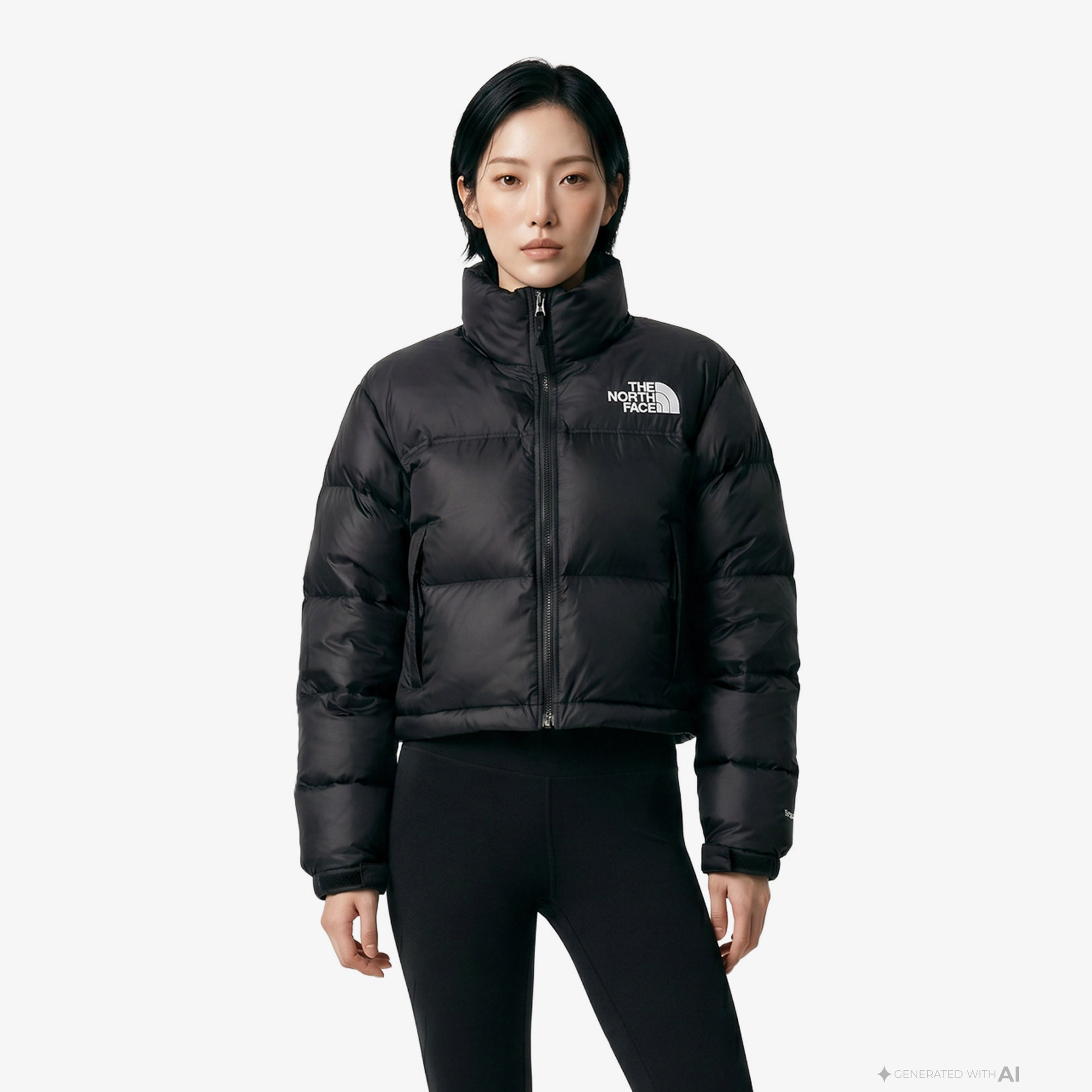 The North Face Kadın Nuptse Siyah Mont