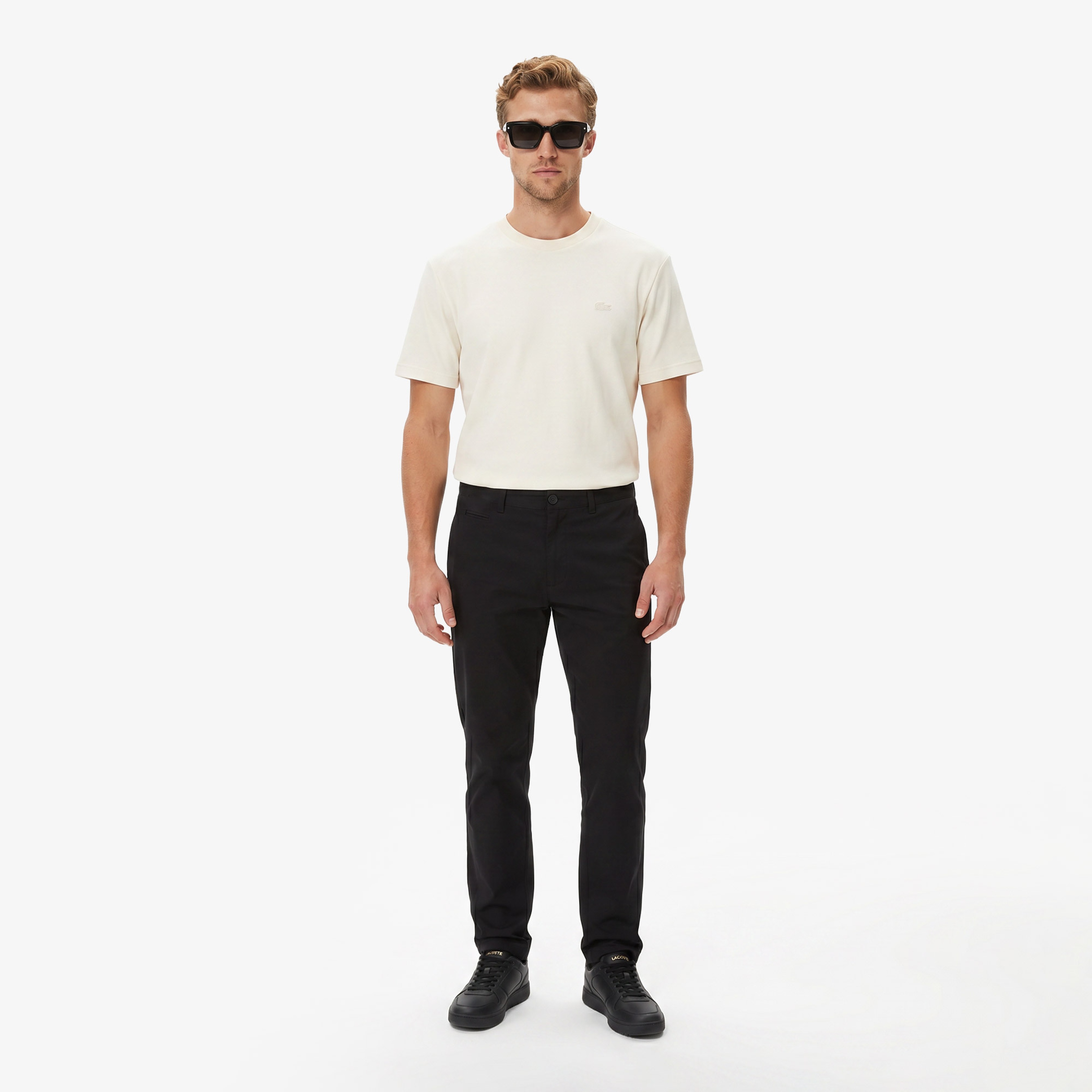 Lacoste Slim Fit Erkek Siyah Pantolon