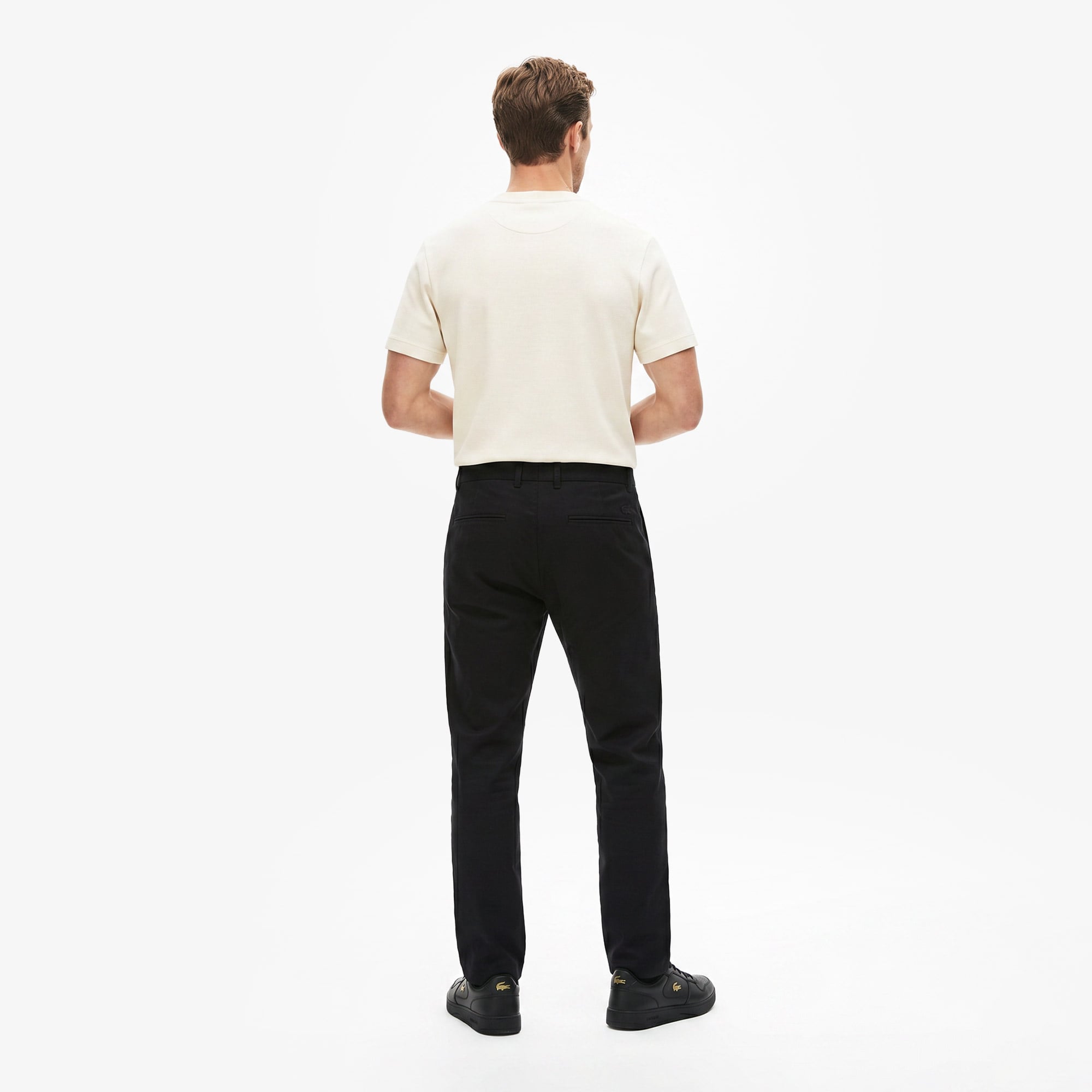 Lacoste Slim Fit Erkek Siyah Pantolon