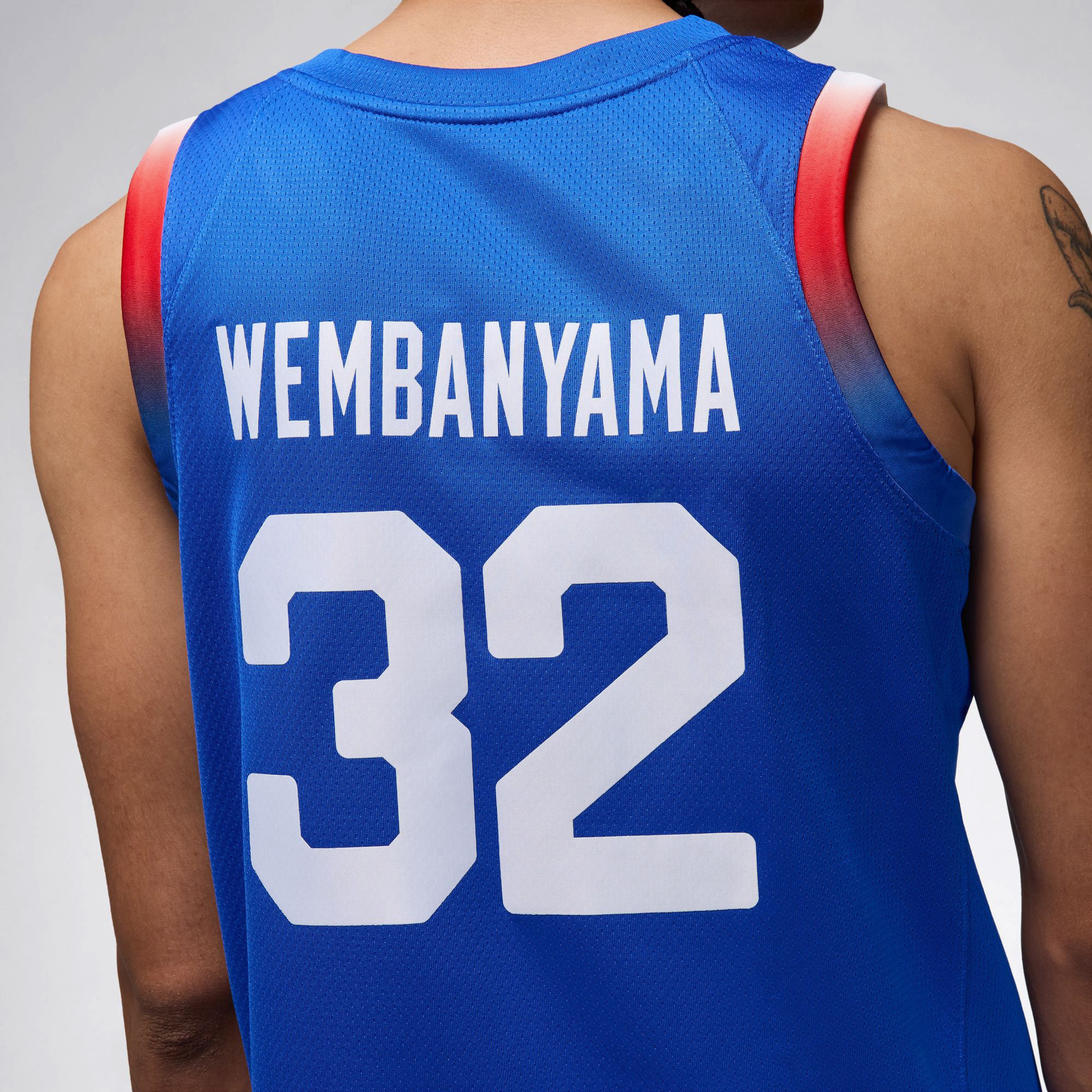 Nike Victor Wembanyama France Limited Road Erkek Mavi Basketbol Forması
