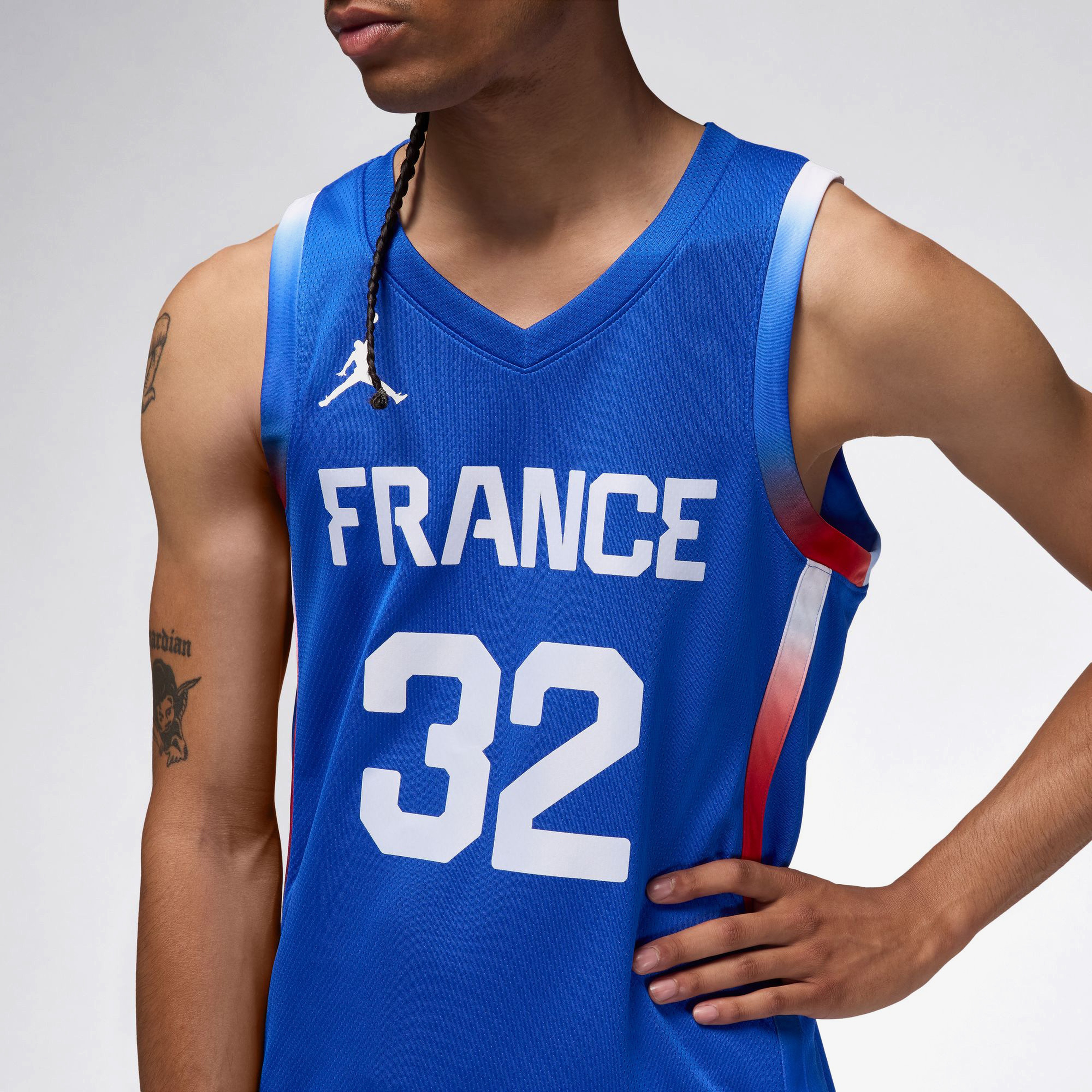 Nike Victor Wembanyama France Limited Road Erkek Mavi Basketbol Forması