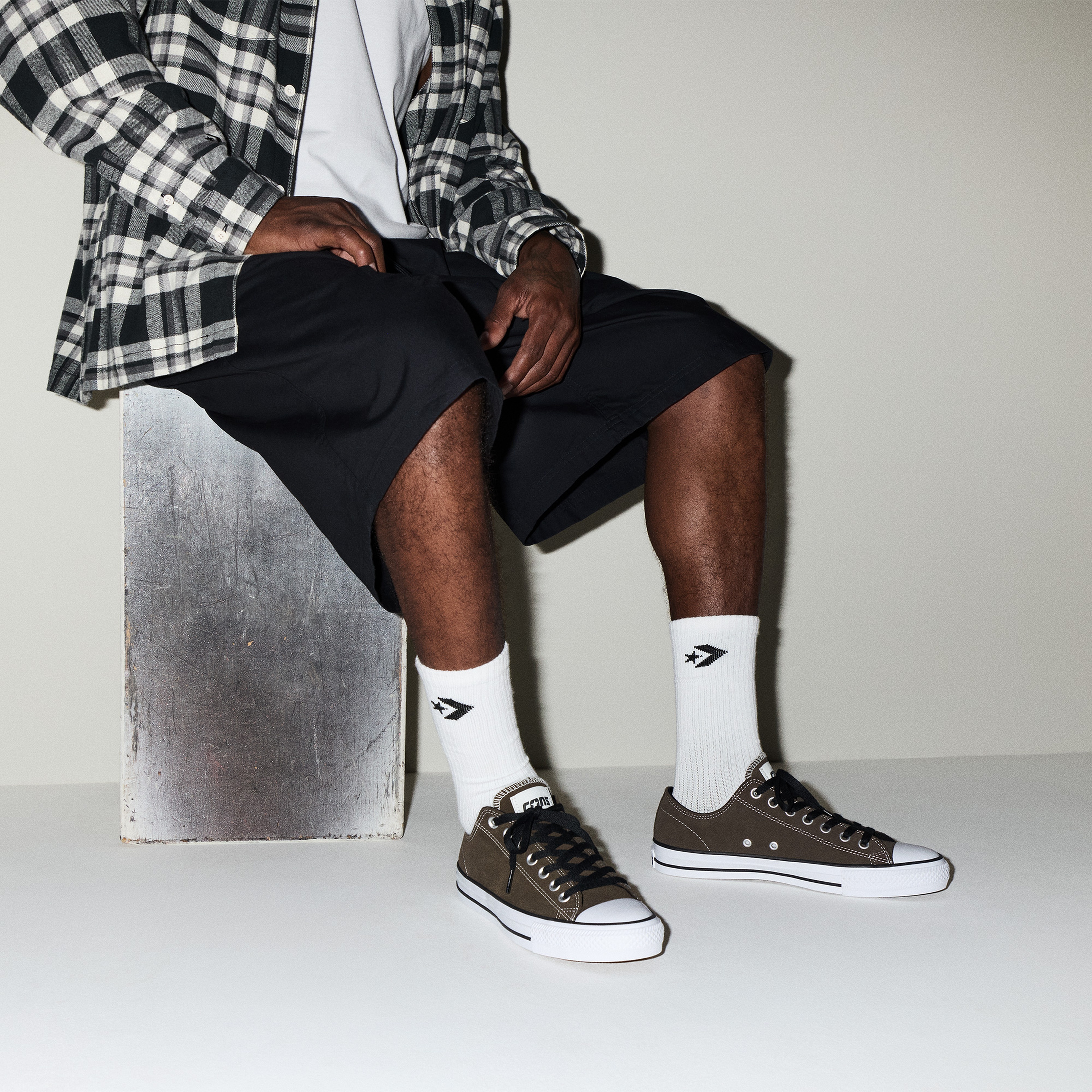 Converse Chuck Taylor All Star Pro Unisex Kahverengi Süet Sneaker