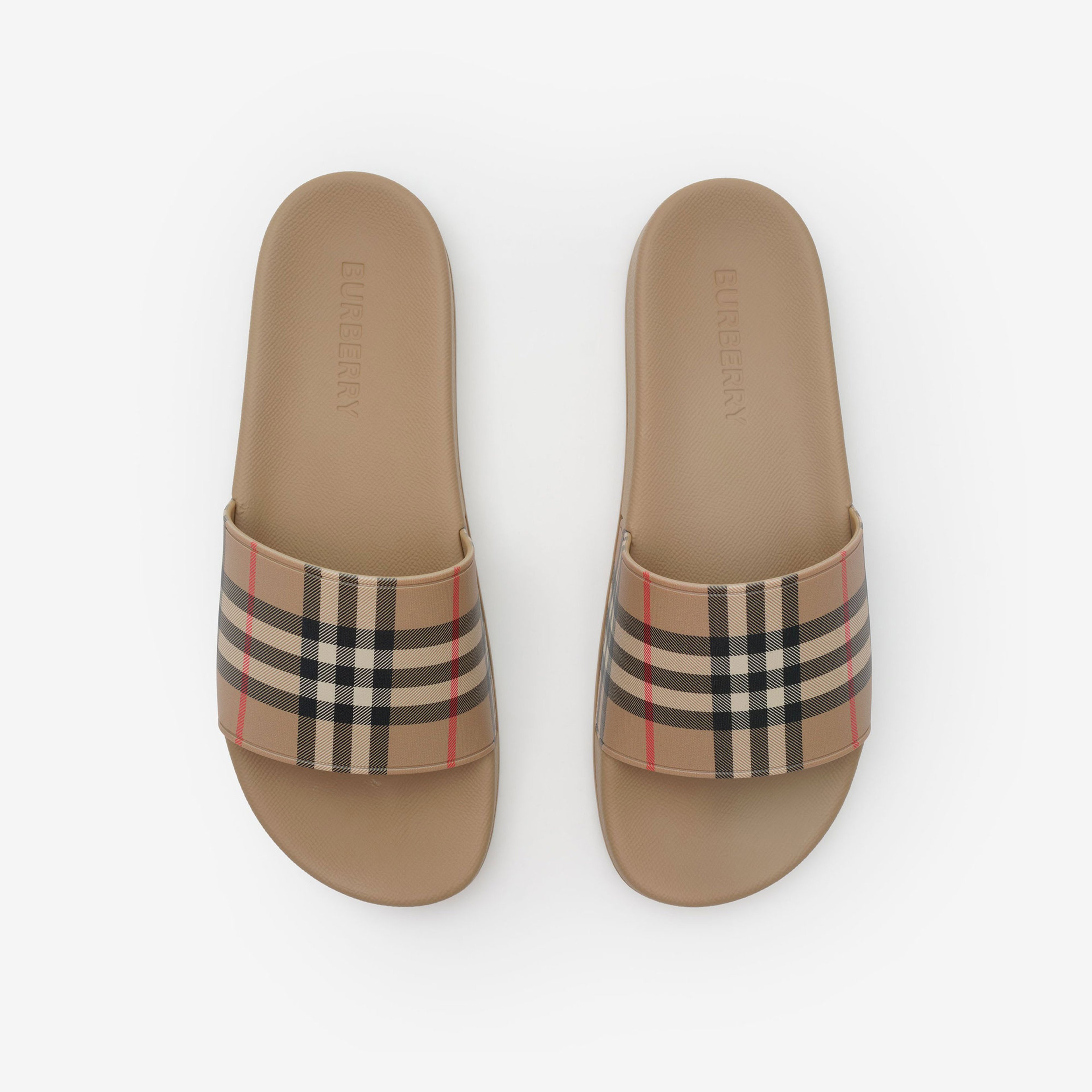Burberry Check Erkek Bej Terlik