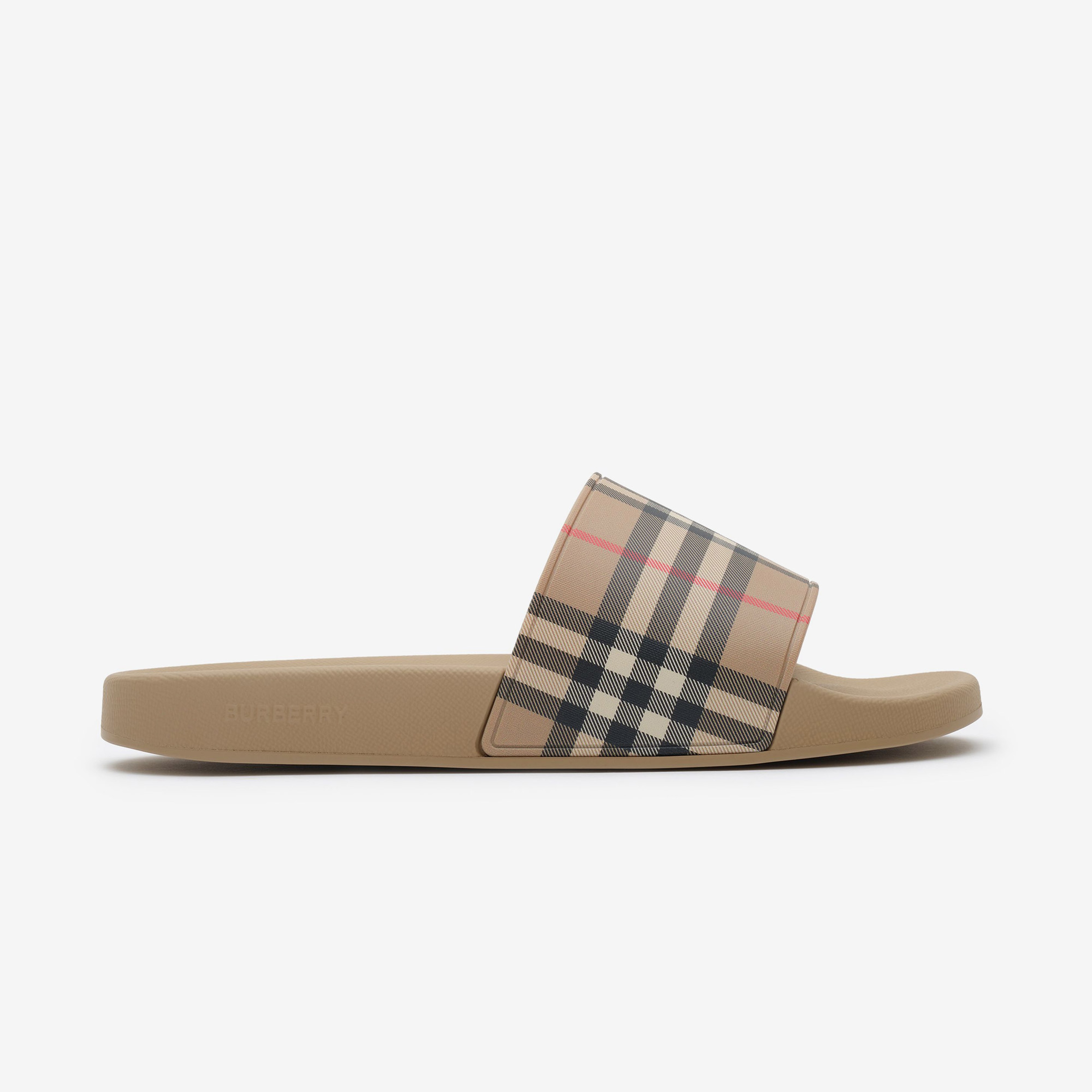 Burberry Check Erkek Bej Terlik